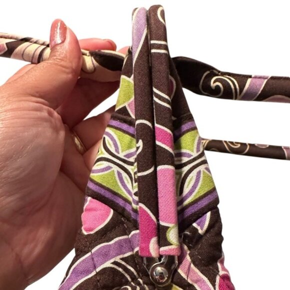 Vera Bradley Floral Bag With Clasp - Picture 10 of 16